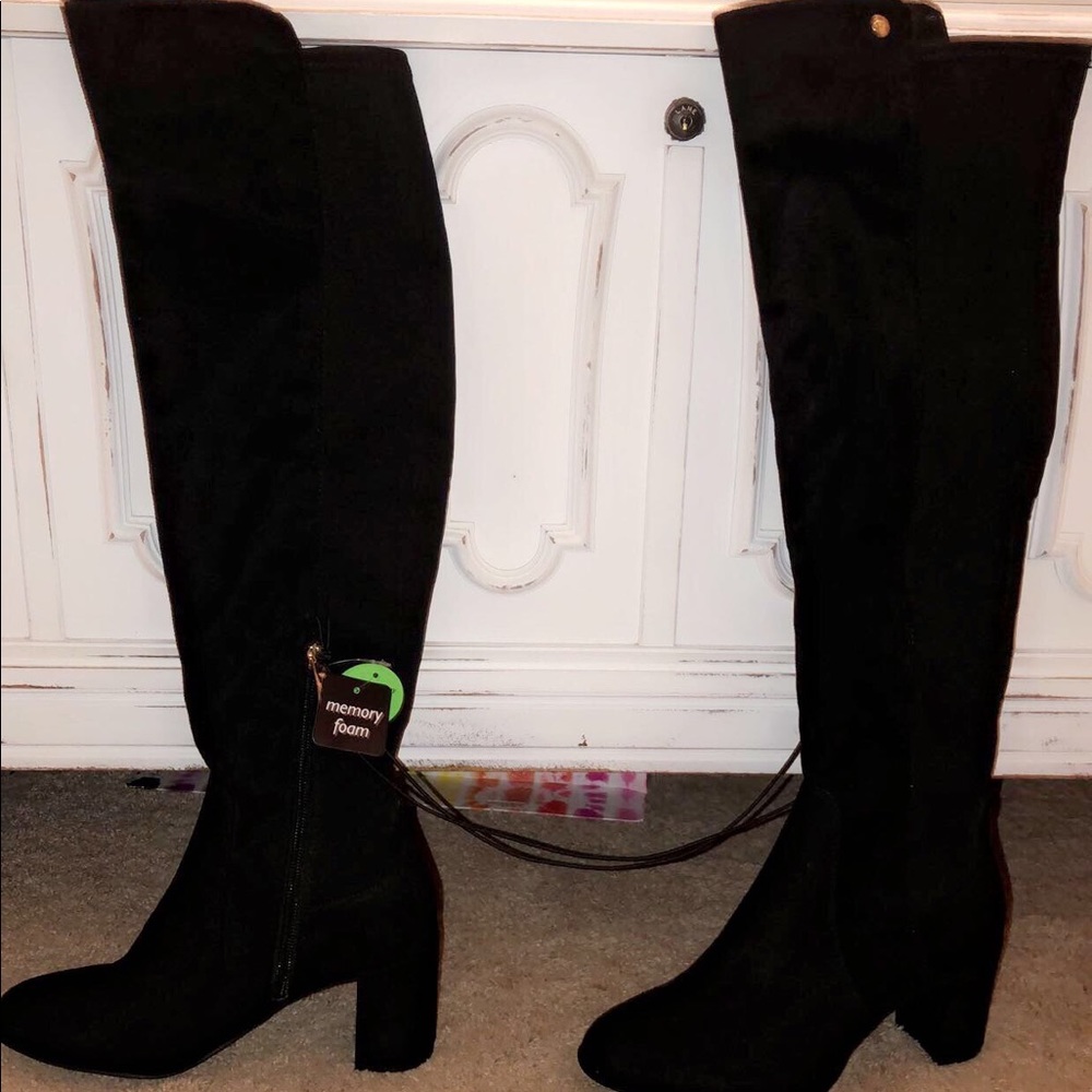 Liz Claiborne Over the Knee Black Boots